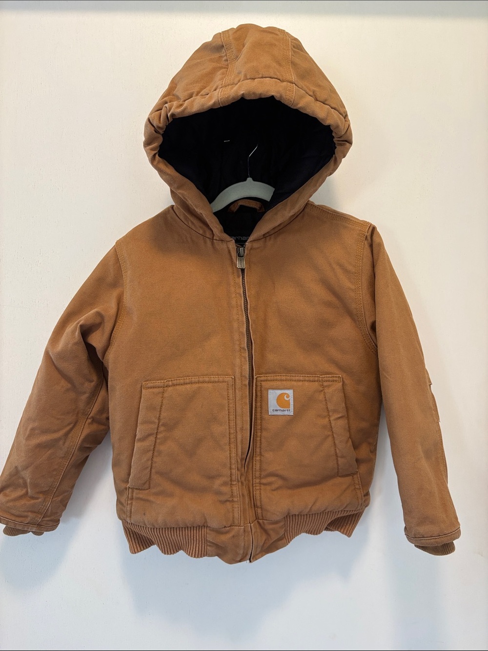 Carhartt Flannel Lined Hooded Jacket - Boy’s